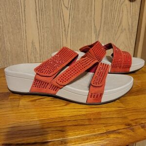 Vionic Red Embellished Women's Sandals